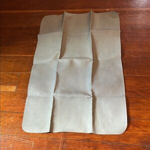 Gathr Gray Leather Changing Mat